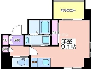 アバンティ大阪ドームシティの物件間取画像